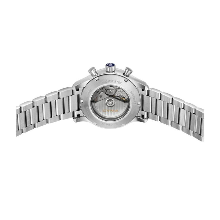 Cyma Grand Maestro The Chess Collection 43.5mm Light champagne gold dial with vertical brush finish Dial Silver Steel Bracelet