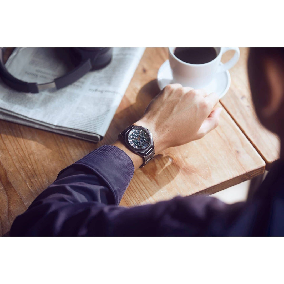 Citizen Series 8 40mm MOP Dial Grey Strap