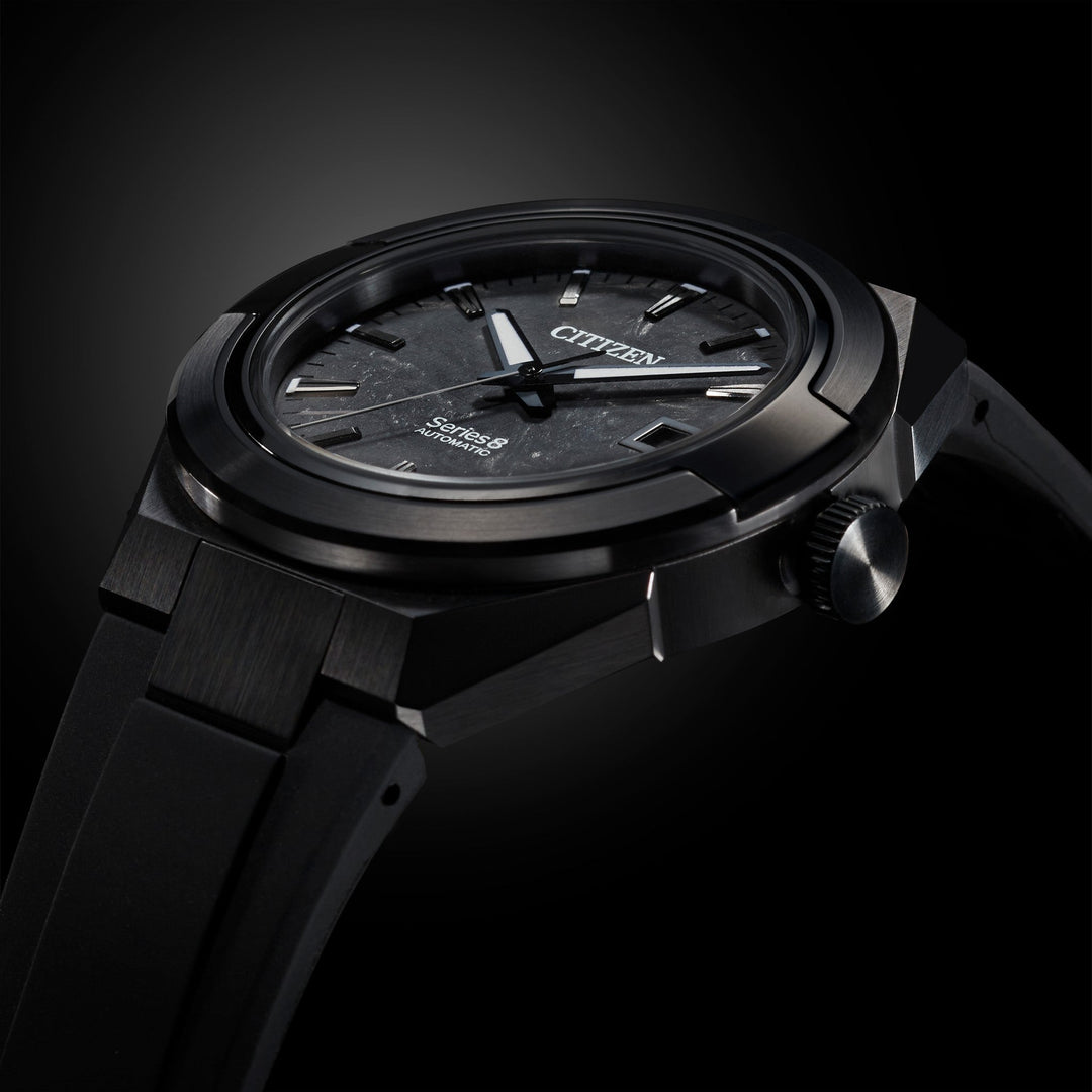 Citizen Series 8 40.8mm Black Dial Black Strap