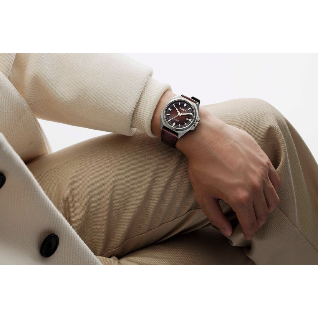 Citizen Series 8 40mm Dark Brown Dial Dark Brown Strap