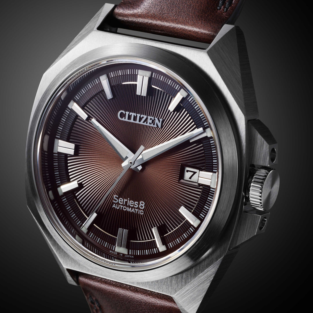 Citizen Series 8 40mm Dark Brown Dial Dark Brown Strap