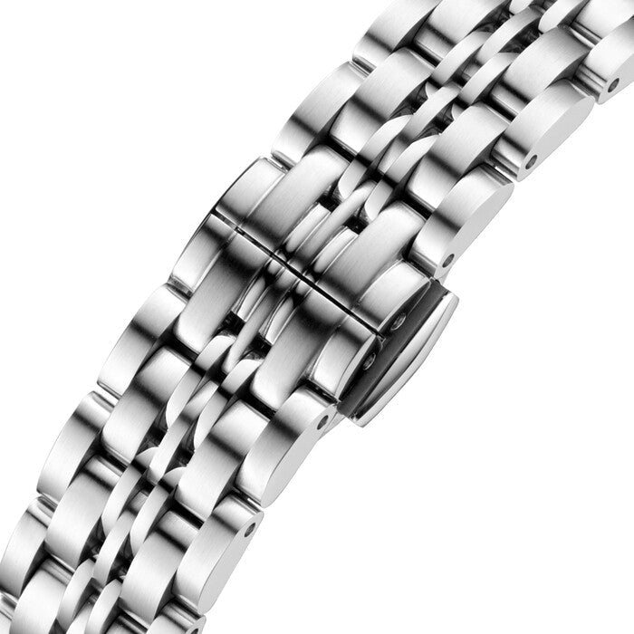 Cyma Charisma Collection 30mm Blue dial with sunray finish Dial Silver Steel Bracelet