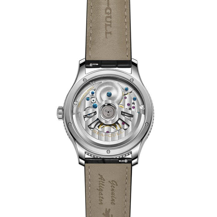 Seagull Tourbillon 41mm White Dial Black Strap