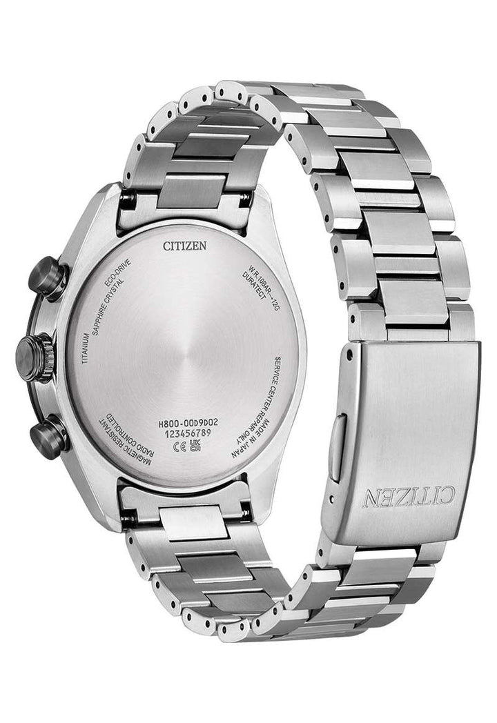 Citizen Attesa 42mm Black Dial Silver Strap