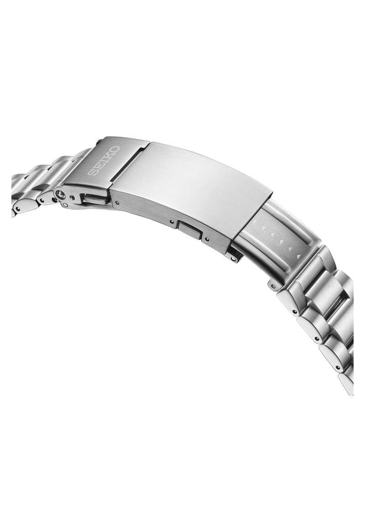Seiko Prospex 42mm Black Dial Silver Stainless Steel Bracelet