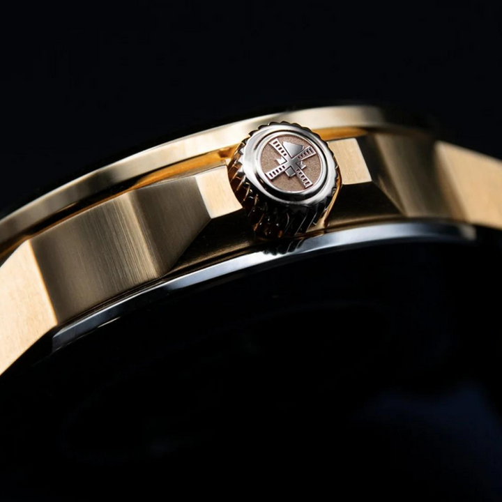 Mühle Glashütte 29er Big Bronze Edition 1994 42.4mm Blue Dial Blue Strap