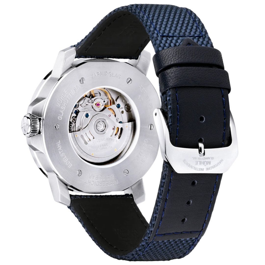 Mühle Glashütte 29er 42.4mm Sand Dial Blue Strap