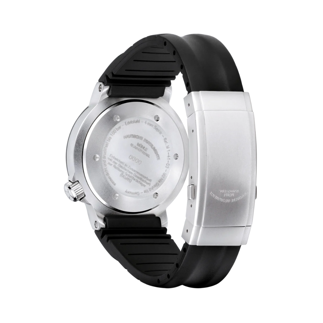 Mühle Glashütte S.A.R. Rescue –Timer 42mm Black Dial Black Strap
