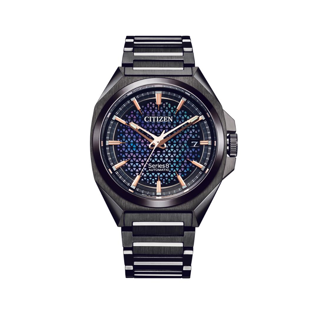 Citizen Series 8 40mm MOP Dial Grey Strap