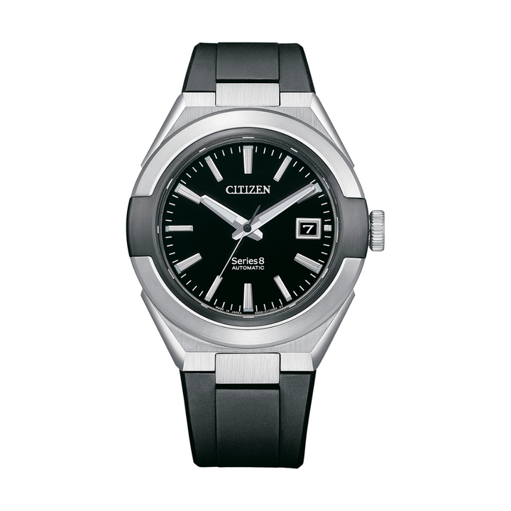 Citizen Series 8 40.8mm Black Dial Black Strap