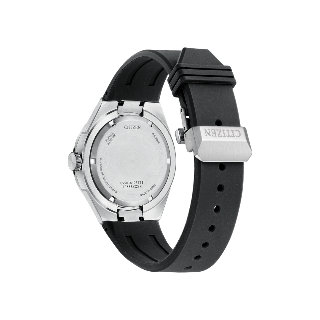Citizen Series 8 40.8mm Black Dial Black Strap