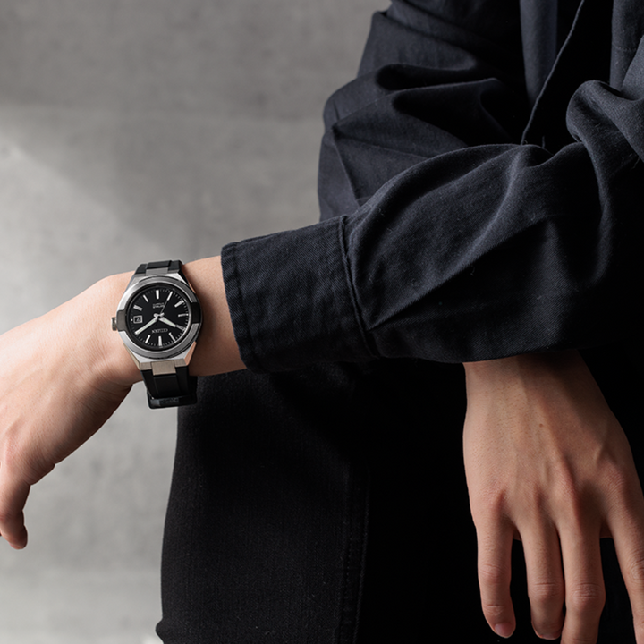 Citizen Series 8 40.8mm Black Dial Black Strap