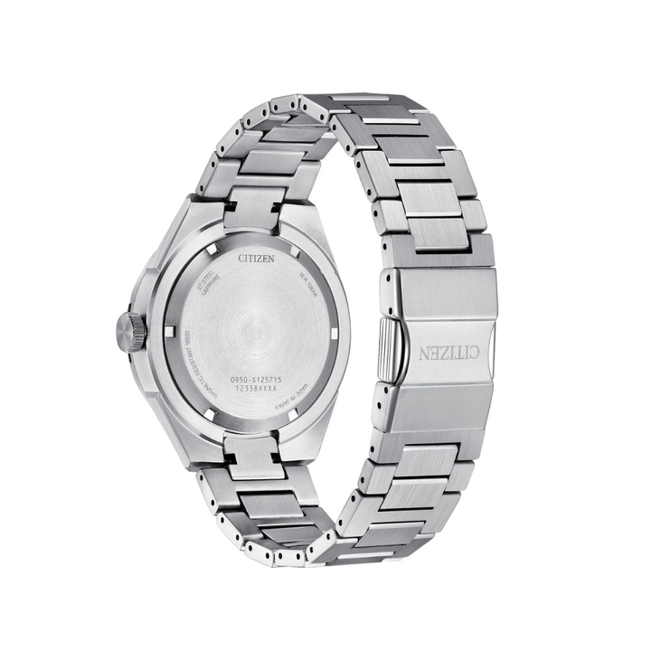 Citizen Series 8 40.8mm Black Dial Silver Strap