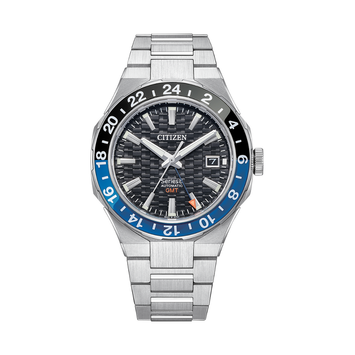 Citizen Series 8 41mm Black Dial Silver Strap