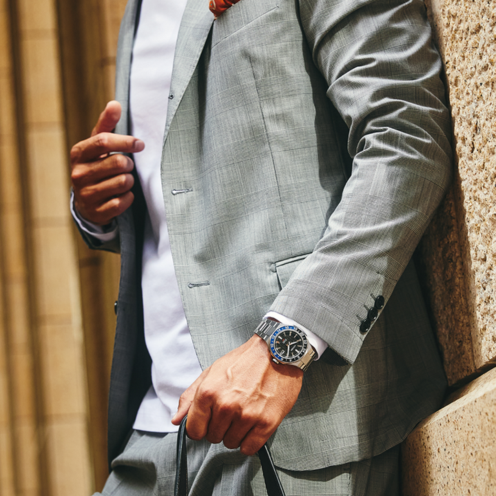Citizen Series 8 41mm Black Dial Silver Strap
