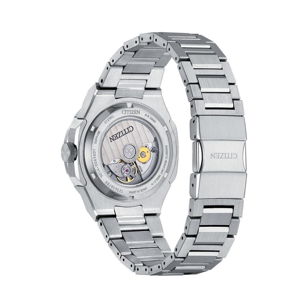 Citizen Series 8 41mm Black Dial Silver Strap