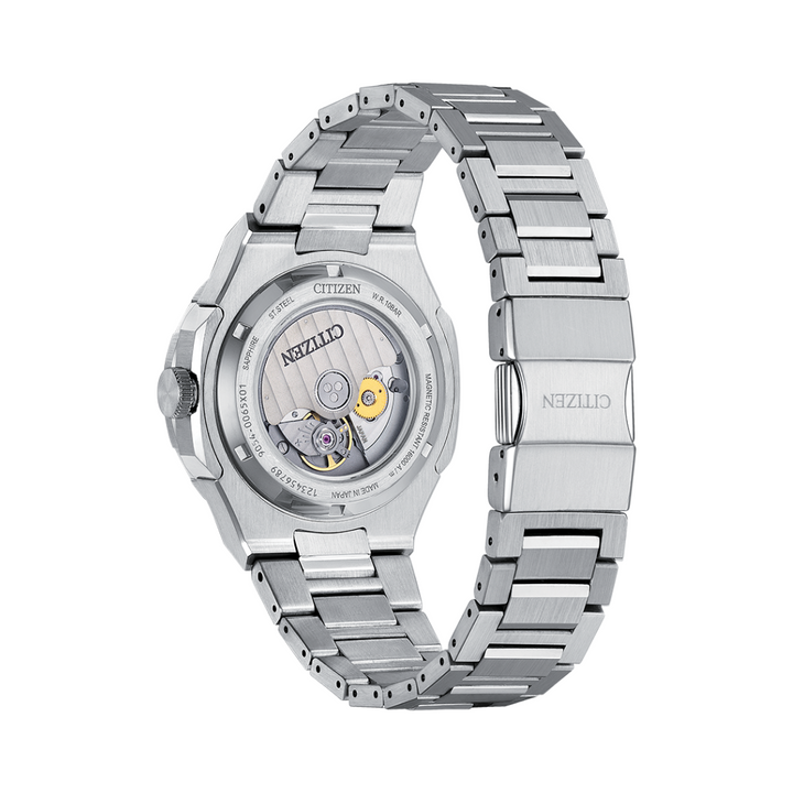 Citizen Series 8 41mm Black Dial Silver Strap