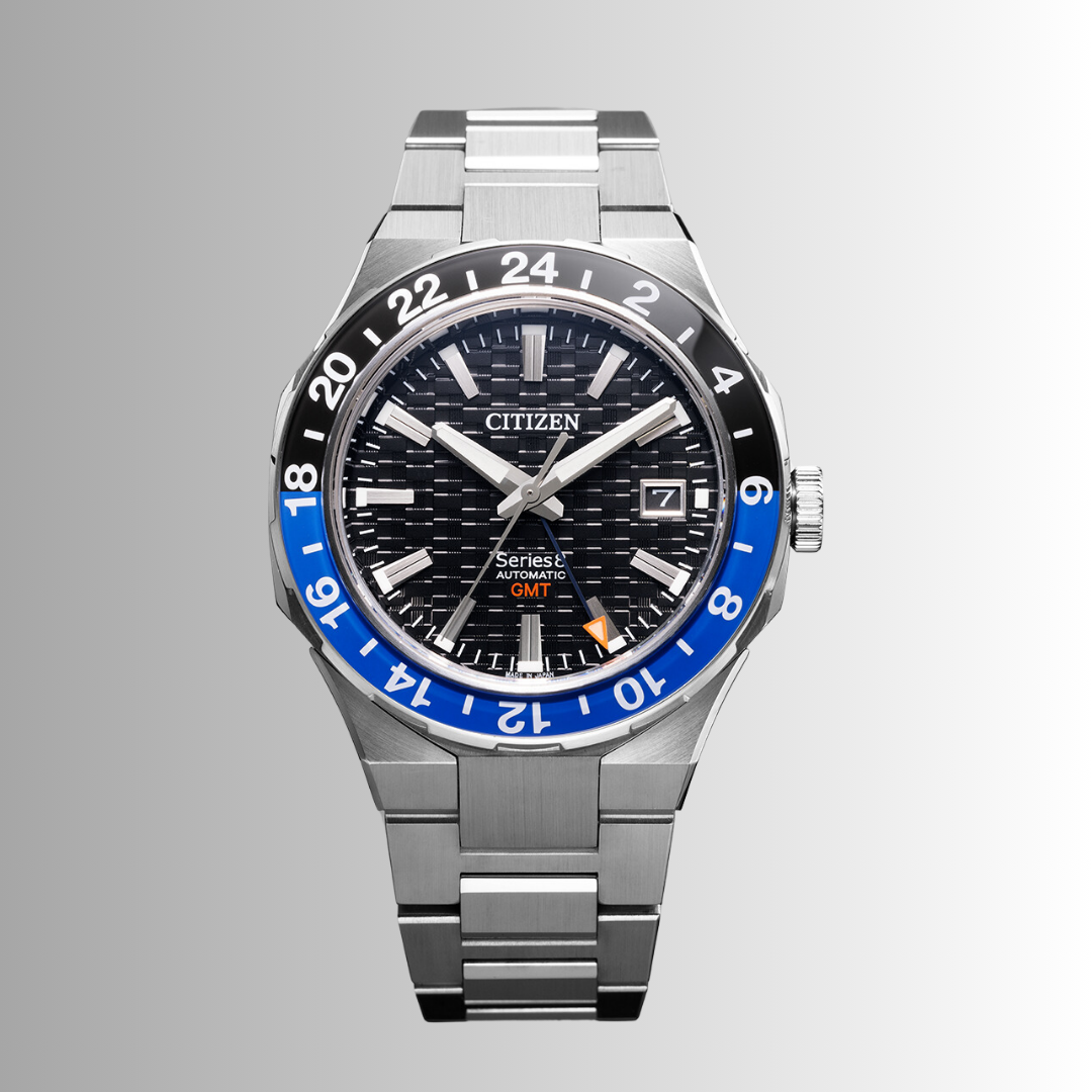 Citizen Series 8 41mm Black Dial Silver Strap