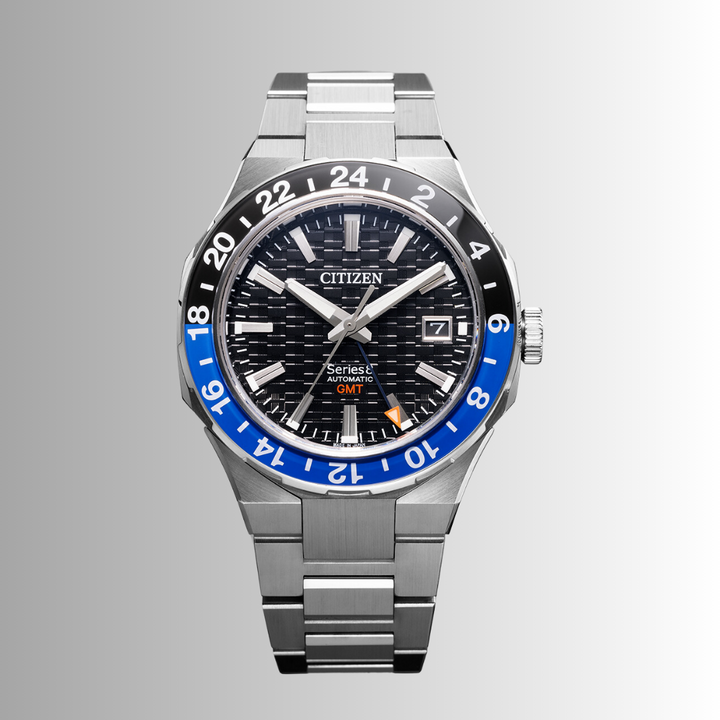 Citizen Series 8 41mm Black Dial Silver Strap