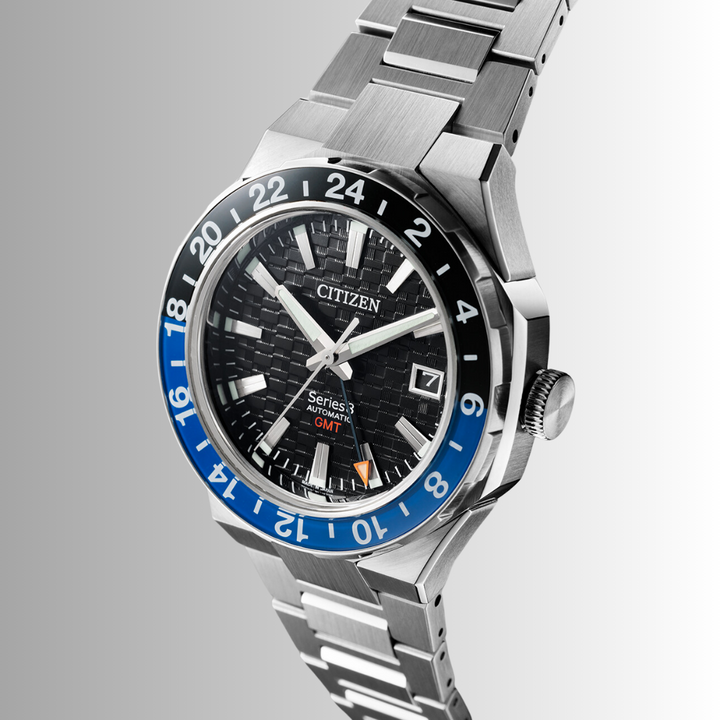 Citizen Series 8 41mm Black Dial Silver Strap