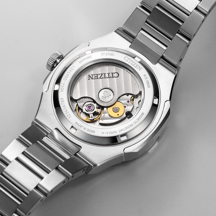 Citizen Series 8 41mm Black Dial Silver Strap