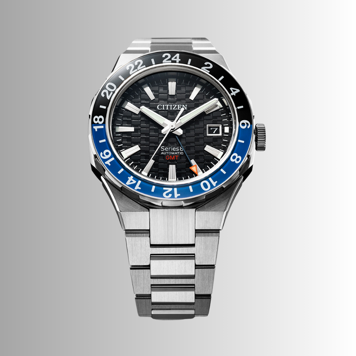 Citizen Series 8 41mm Black Dial Silver Strap