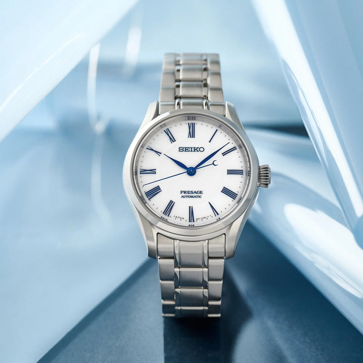 Seiko Presage X ‘Hakuji’ Arita Porcelain 40.5mm White Dial Silver Stainless Steel Bracelet
