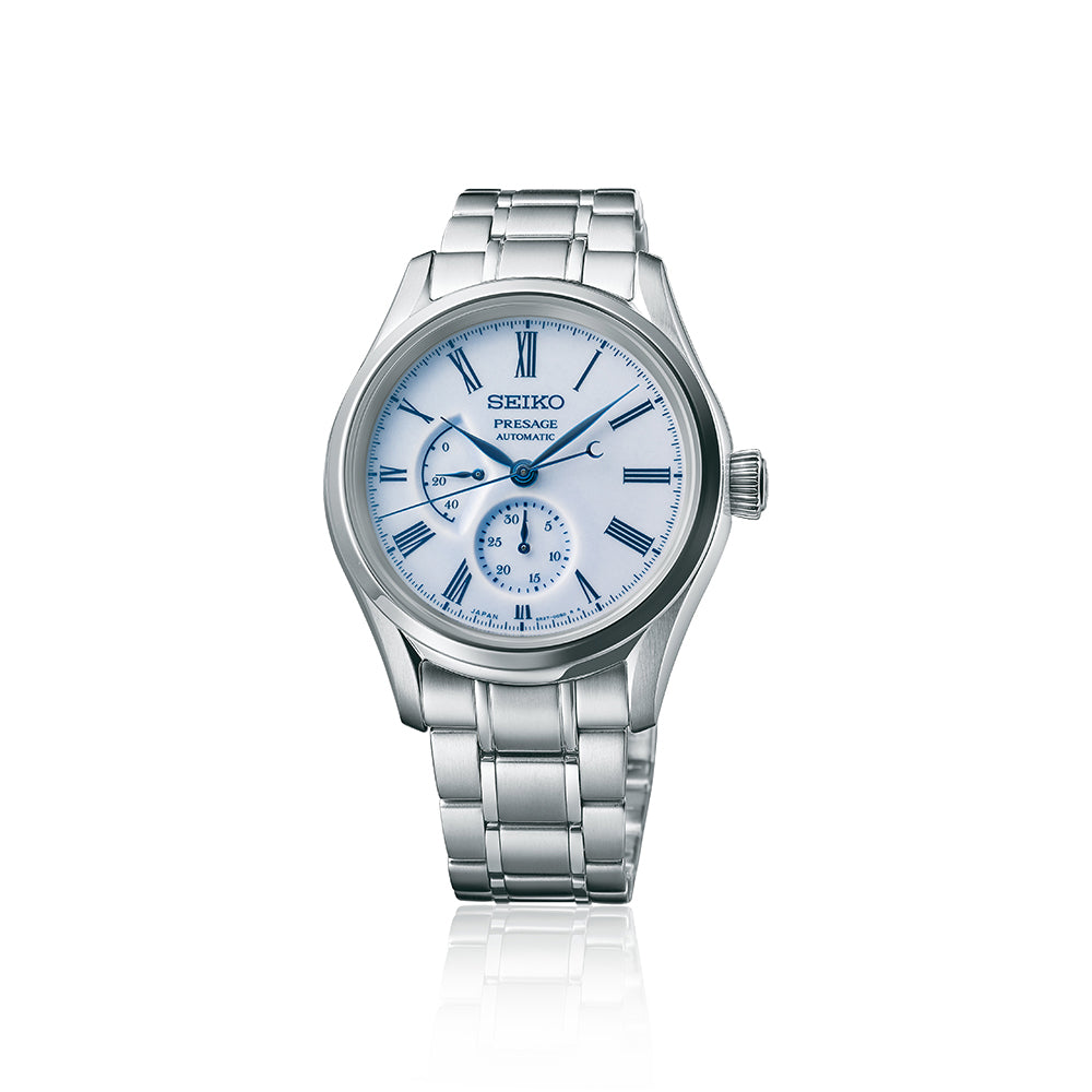 Seiko Presage X Arita Porcelain 40.6mm Blue Dial Silver Stainless Steel Bracelet