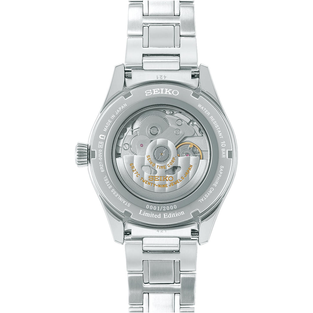 Seiko Presage X Arita Porcelain 40.6mm Blue Dial Silver Stainless Steel Bracelet