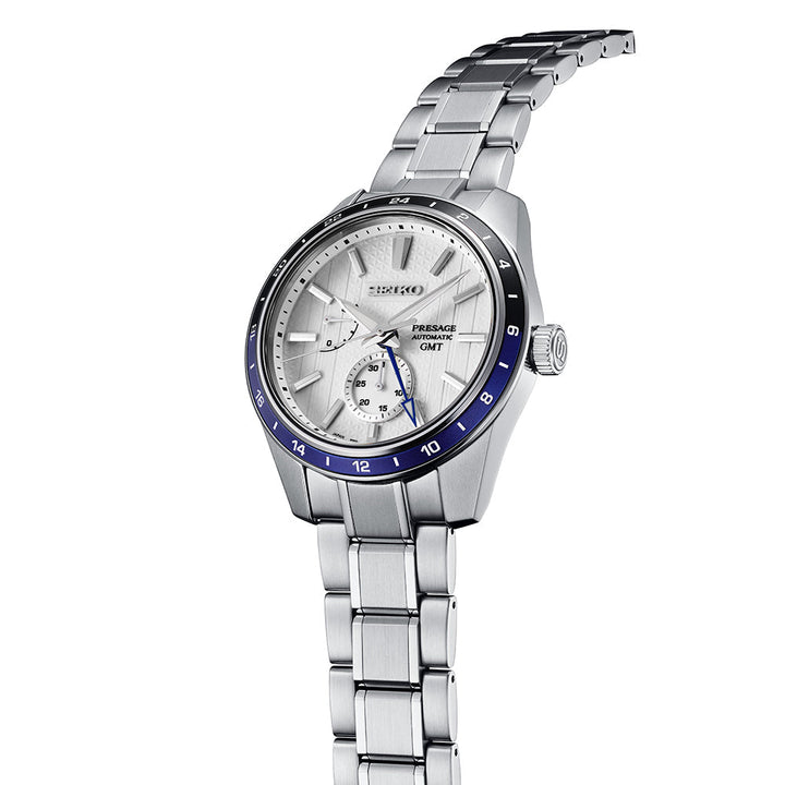 Seiko Presage X Zero Halliburton 42.2mm White Dial Silver Stainless Steel Bracelet