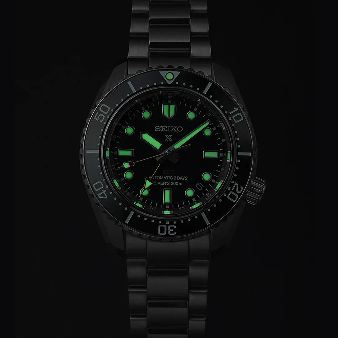 Seiko Prospex 42mm Green Dial Silver Stainless Steel Bracelet