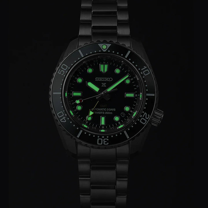 Seiko Prospex 42mm Green Dial Silver Stainless Steel Bracelet
