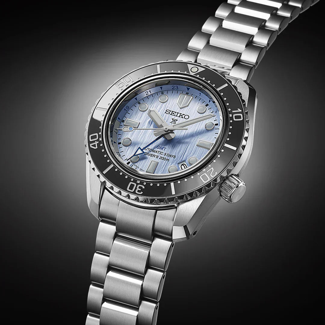 Seiko Prospex X Seiko Watchmaking 110th Anniversary Save the Ocean 42mm Blue Dial Silver Stainless Steel Bracelet