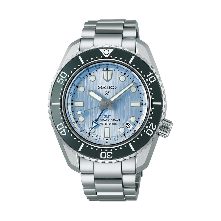 Seiko Prospex X Seiko Watchmaking 110th Anniversary Save the Ocean 42mm Blue Dial Silver Stainless Steel Bracelet