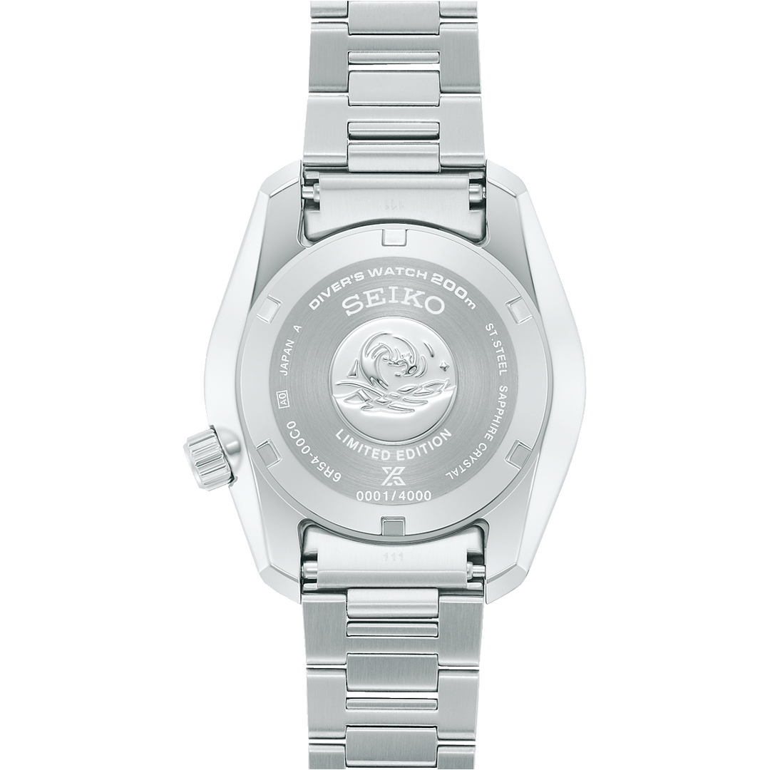 Seiko Prospex X Seiko Watchmaking 110th Anniversary Save the Ocean 42mm Blue Dial Silver Stainless Steel Bracelet