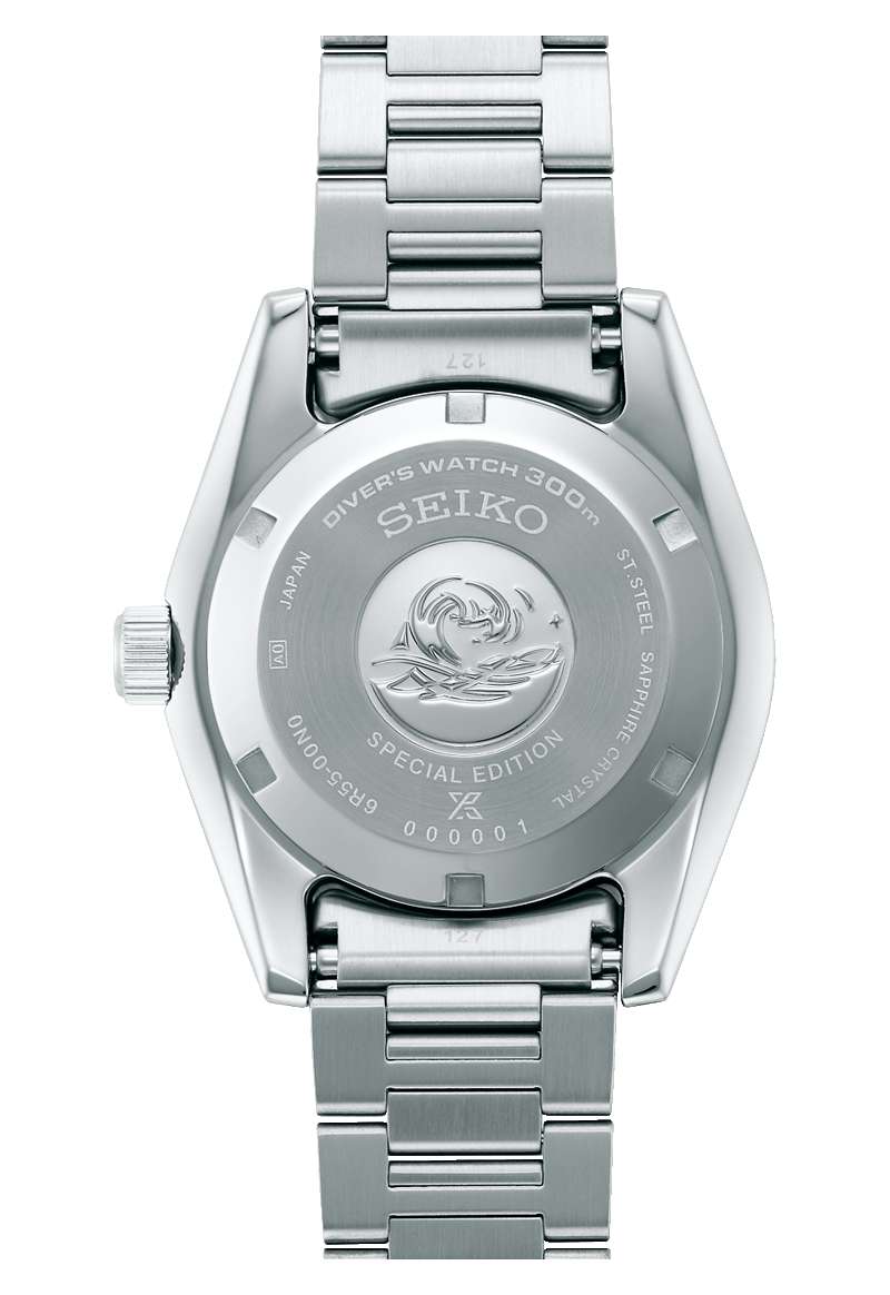 Seiko Prospex 40mm Green Dial Silver Stainless Steel Bracelet