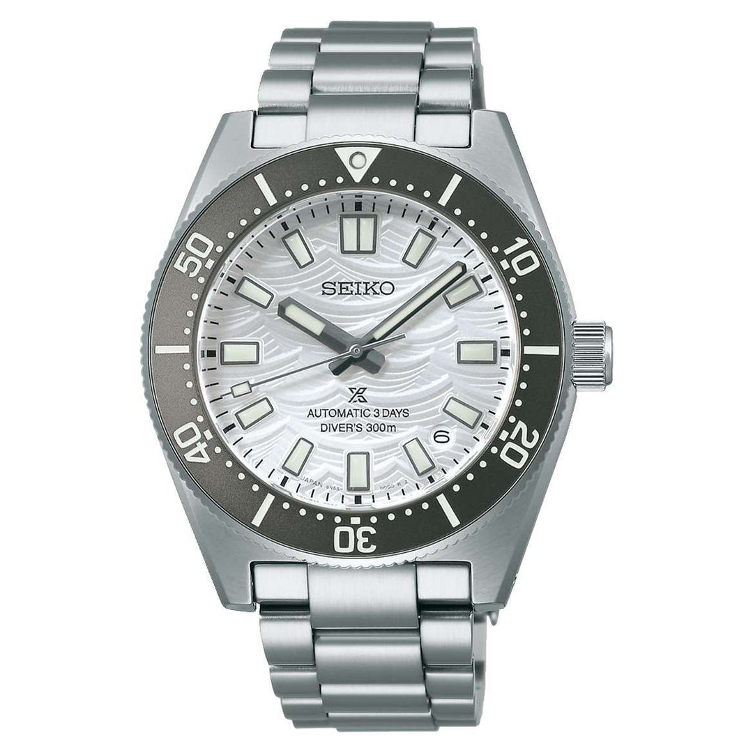 Seiko Domestic Prospex Diver?™s Watch 60th Anniversary Limited Edition 40mm Silver Dial Silver Stainless Steel Bracelet