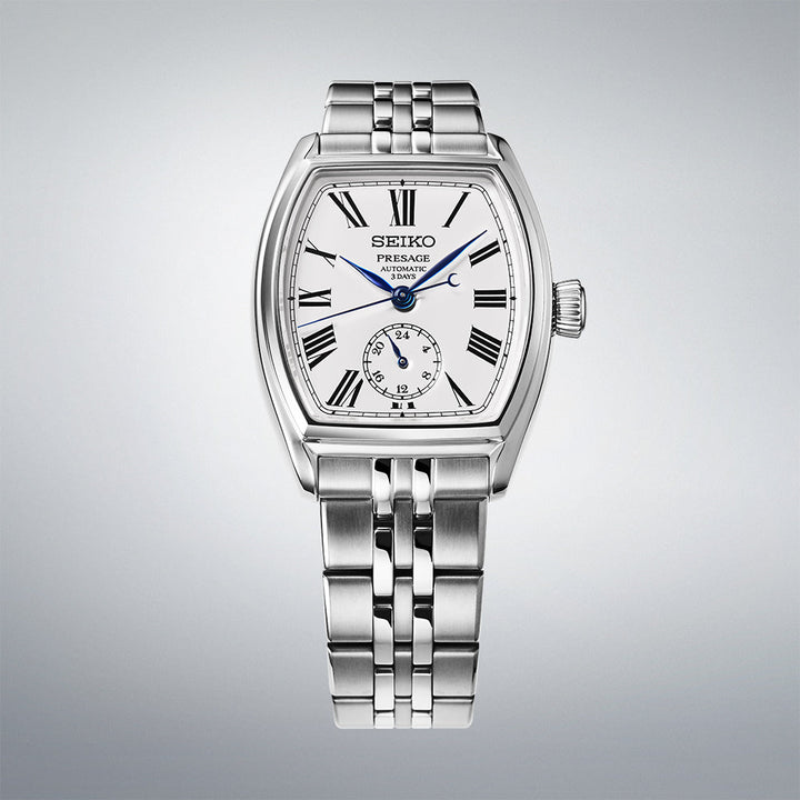 Seiko Presage 35.9mm White Dial Silver Stainless Steel Bracelet
