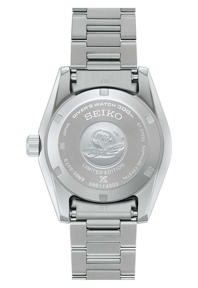 Seiko Prospex "Save the Ocean" Limited edition 40mm Blue Dial Silver Stainless Steel Bracelet