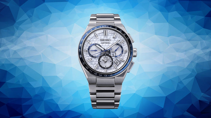 Seiko Astron 42.7mm Silver Dial Silver Strap