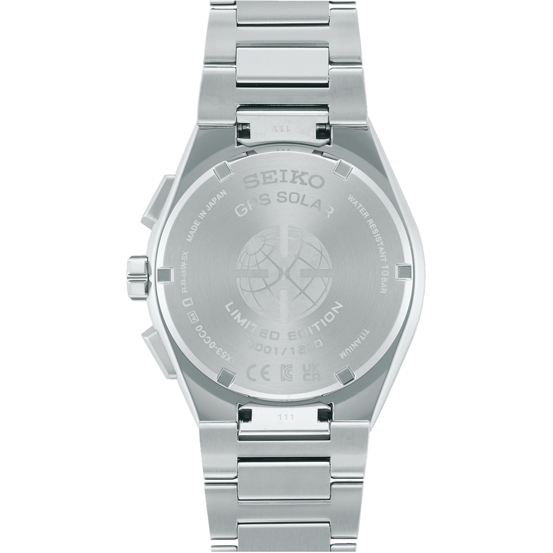 Seiko Astron 42.7mm Silver Dial Silver Strap