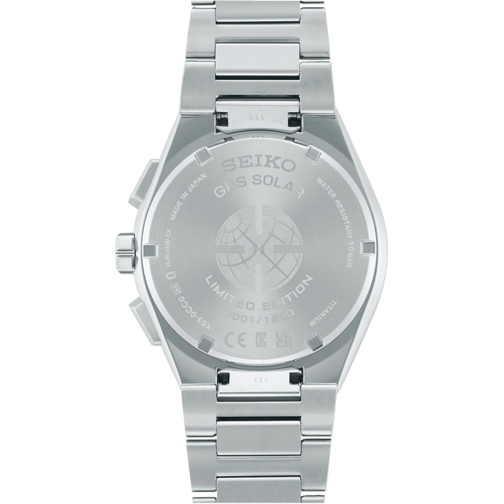 Seiko Astron 42.7mm Silver Dial Silver Strap