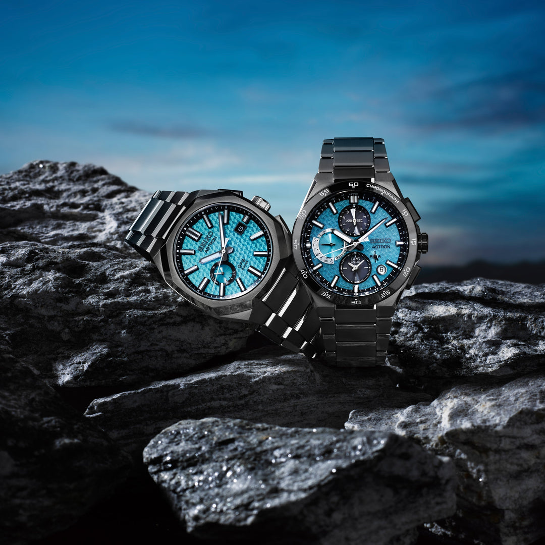 Seiko Astron 41.2mm Blue Dial Silver Strap