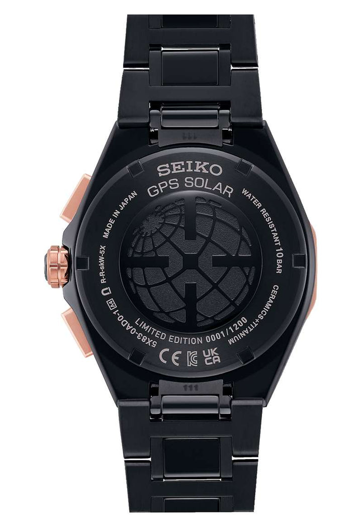 Seiko Astron 100th Anniversary Limited Edition 43.4mm Black Dial Black Strap