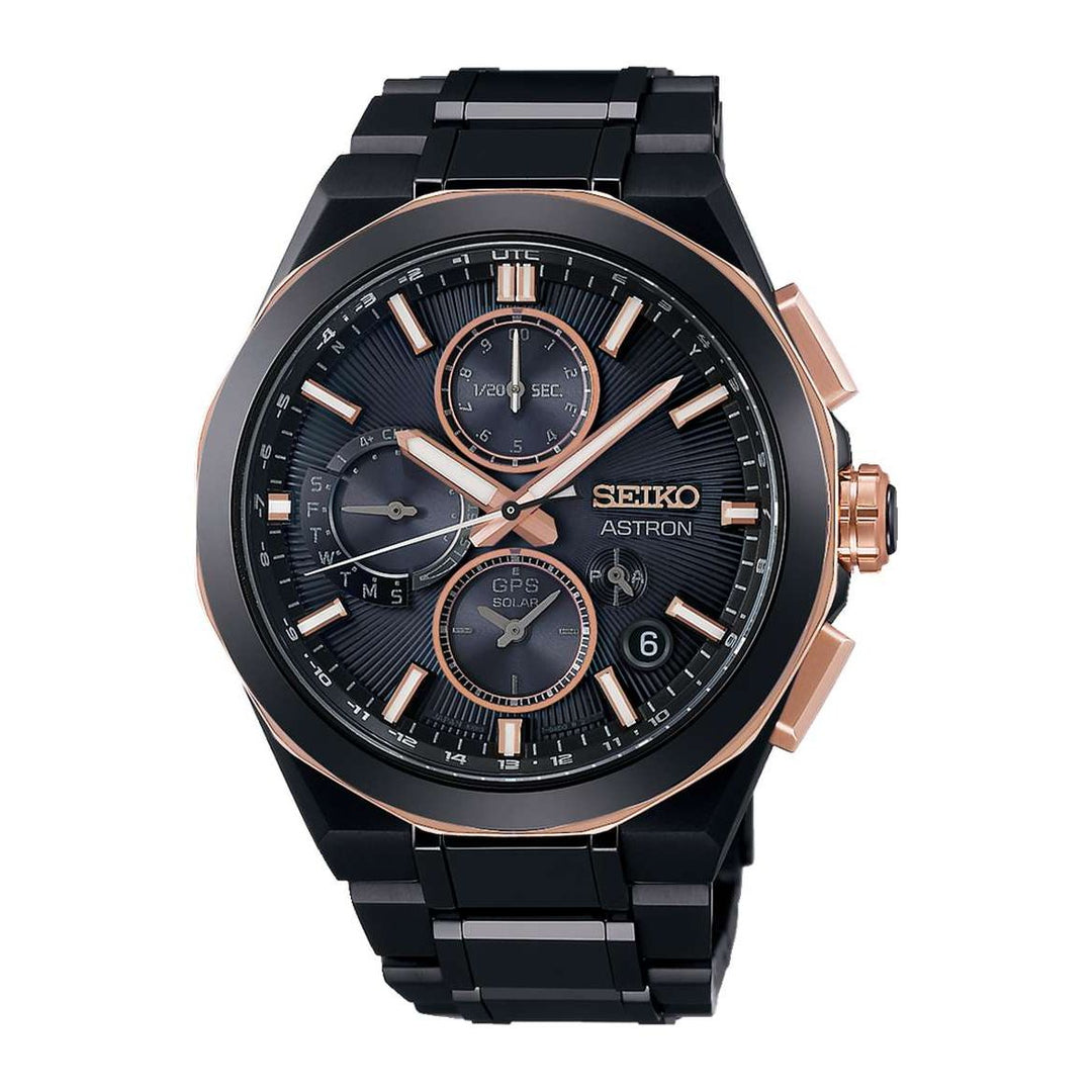 Seiko Astron 100th Anniversary Limited Edition 43.4mm Black Dial Black Strap