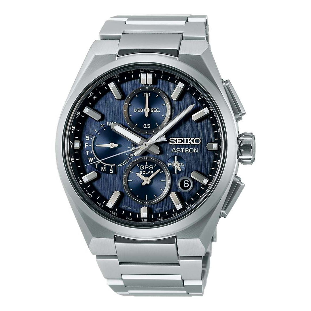 Seiko Astron 42mm Silver Strap