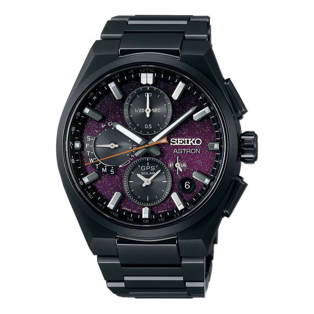 Seiko Astron 42mm Black Strap
