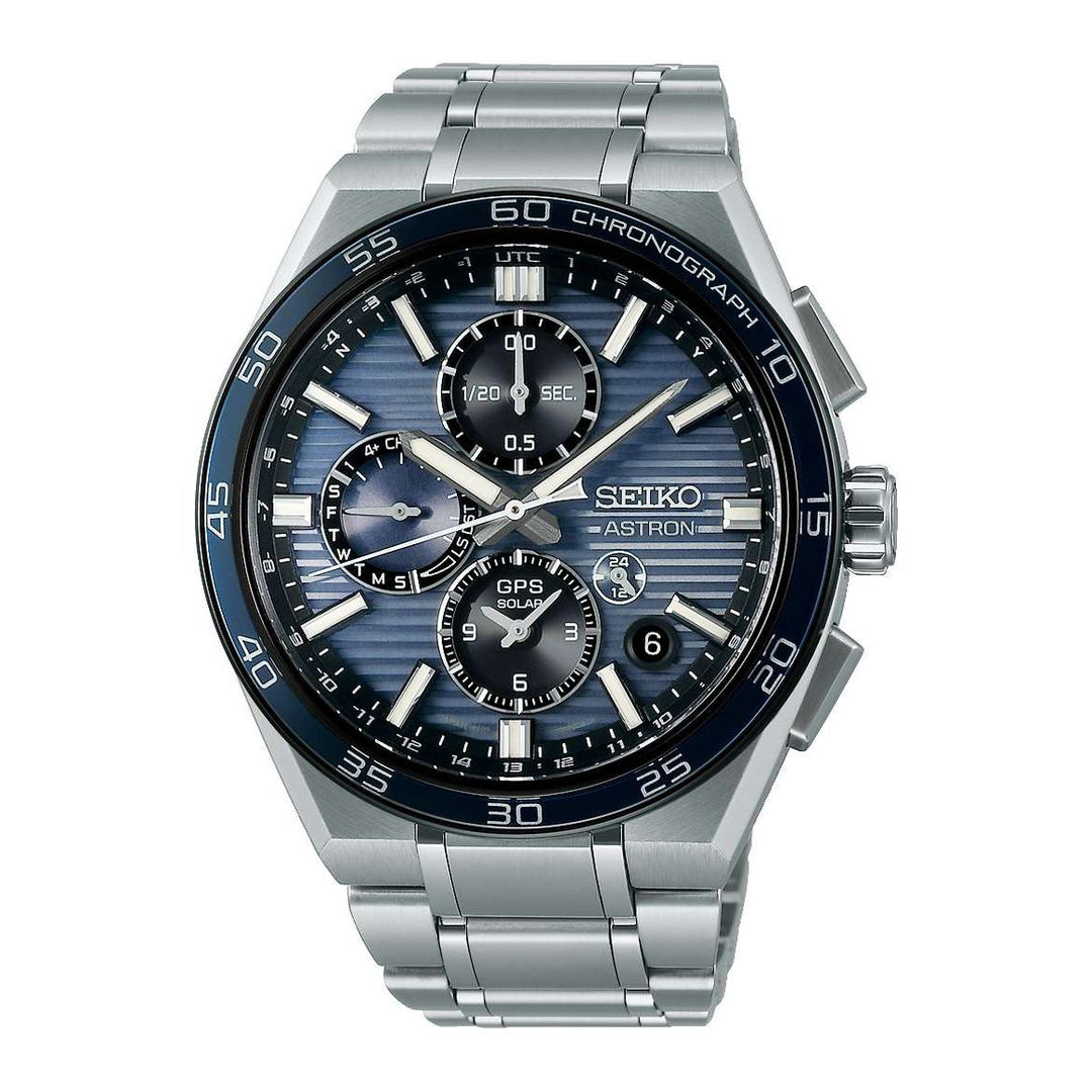 Seiko Astron 44.1mm Silver Strap