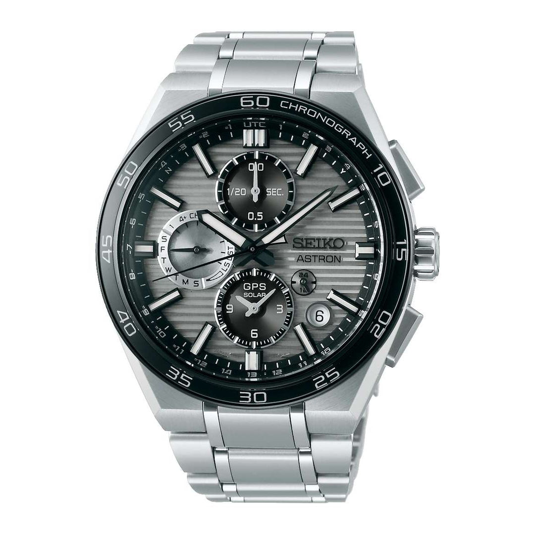 Seiko Astron 44.1mm Silver Strap