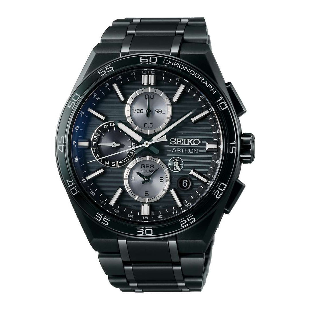 Seiko Astron 44.1mm Black Strap